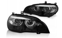 LAMPY Reflektory Do BMW X5 E70 Od 2007 Do 2010 Roku RINGI LED 3D XENON