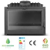 Wkład kominkowy żeliwny FERGUSS FGS LUX 18 EkoProjekt 2022 + szyber