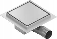 MEXEN FLAT WPUST PODŁOGOWY KWADRATOWY 15 x 15 CM