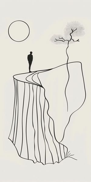 Plakat 50x100cm Samotność i Wzniosłość zdjęcie 1