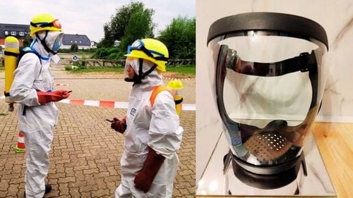 Maska ochronna na twarz przezroczysta z 10szt filtrem PM2.5 na Arena.pl