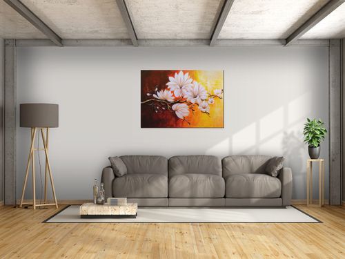 Obraz Magnolie w pełni 100x70 PŁÓTNO na Arena.pl