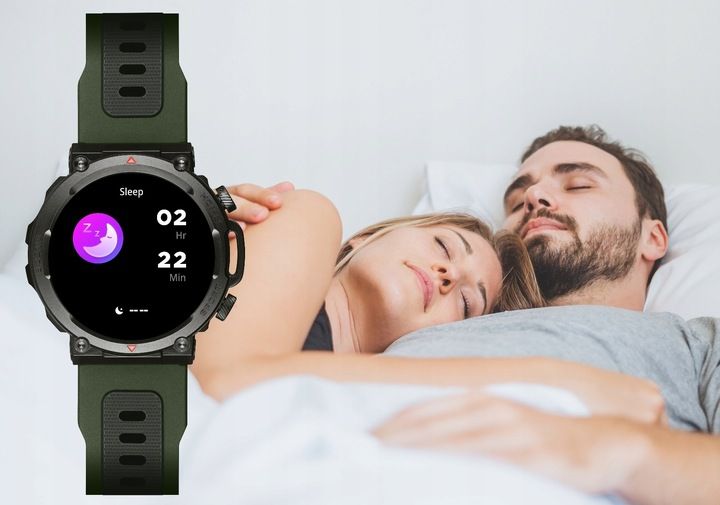 SMARTWATCH ZEGAREK MĘSKI POLSKIE MENU ROZMOWY SPORT PULS 2 PASKI AMOLED zdjęcie 3