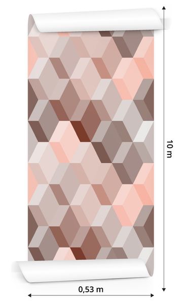 Tapeta 3D - Modernistyczny Wzór Geometryczny zdjęcie 3