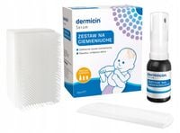 DERMICIN zestaw na ciemieniuchę 30 ml aerozol + grzebyk + szczotka