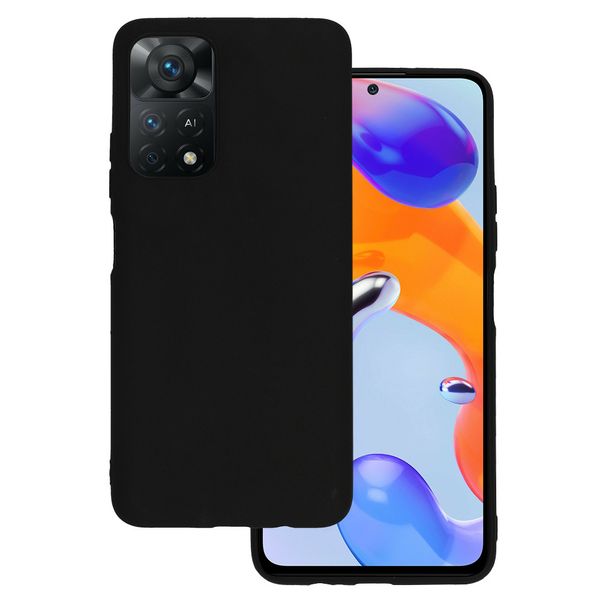 Back Case MATT do Xiaomi Redmi Note 11 5G/Poco M4 Pro 5G Czarny zdjęcie 1