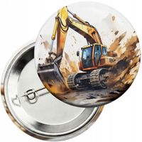 Przypinka z agrafką 59mm - MASZYNY BUDOWLANE