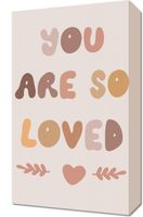 Obraz 30x50cm Wzory dla Dzieci, Dziewczynki Do Pokoju - Loved