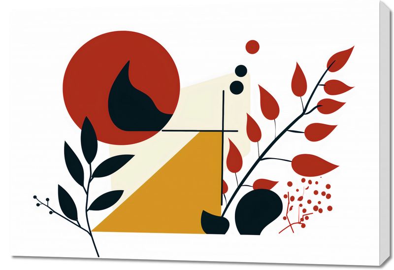 Obraz 100x70cm Ogień i Flora zdjęcie 1