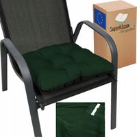 Poduszka jasiek na krzesło ogrodowe fotel leżak 45x45 ziel ciem