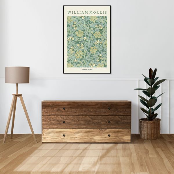 Obraz 40x60cm Design Jasmine Pattern 2, Morris Vintage do Salonu zdjęcie 2