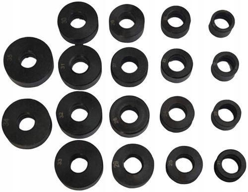 Ściągacz tulei i łożysk adaptery do prasy 18-74 mm 52 el Silver na Arena.pl