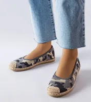 Szare wsuwane espadryle Benedum 39