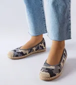 Szare wsuwane espadryle Benedum 39