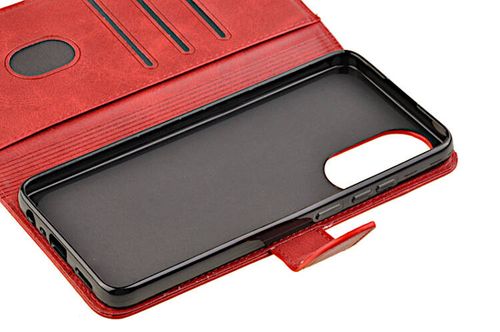 Etui portfel Wallet do Oppo A78 4G czerwony na Arena.pl
