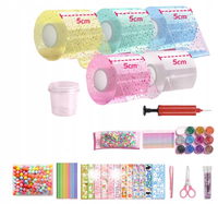 ZESTAW NANO TAŚMY DMUCHAJĄCE BAŃKI DIY Blow Bubble Dwustronne