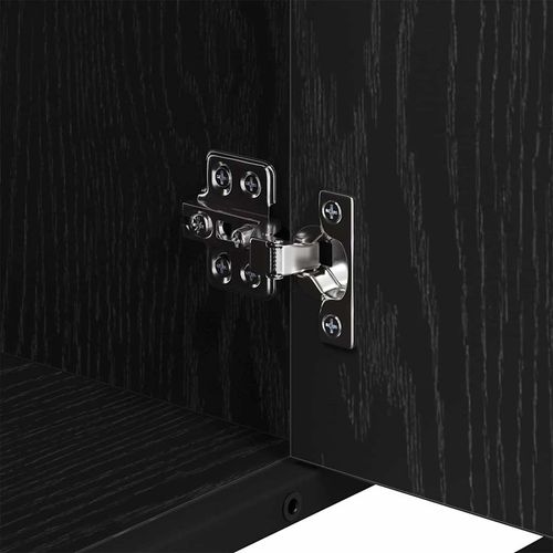 Szafka pod umywalkę z półką Czarny dąb 80 x 33 x 60 cm na Arena.pl