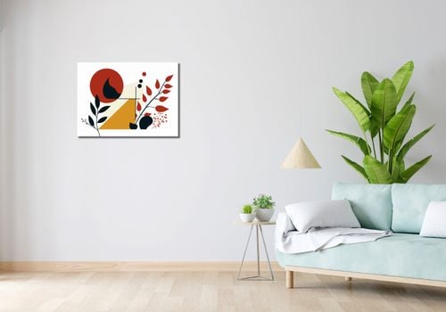 Obraz 70x50cm Ogień i Flora na Arena.pl