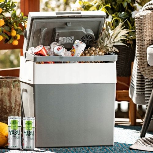 PRZENOŚNA LODÓWKA TURYSTYCZNA 28L ELEKTRYCZNA DO SAMOCHODU 12V 230V DUŻA na Arena.pl