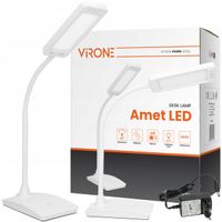 Lampka biurkowa Virone Amet LED biały moc do 6 W