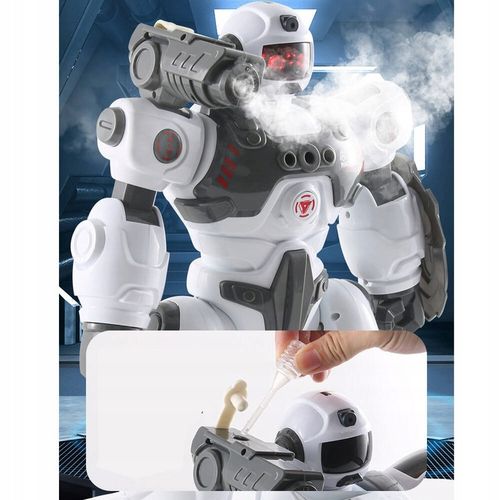 MULTIFUNKCYJNY ROBOT STEROWANY STRZELA STRZAŁKAMI PARĄ PILOT PROGRAMOWANIE na Arena.pl