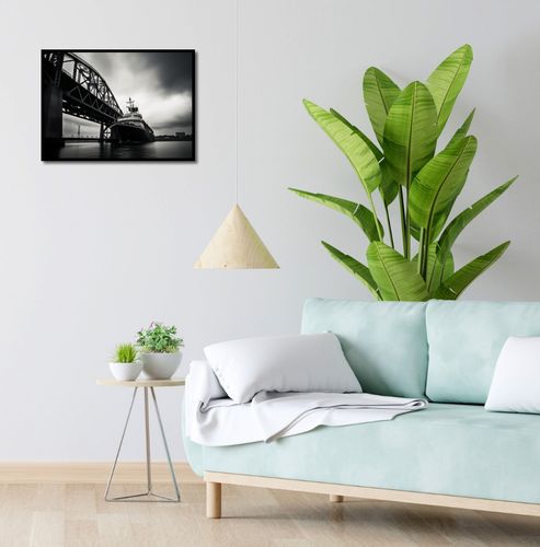 Plakat 55x40cm Statek przy Moście na Arena.pl