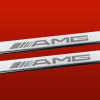 Listwa progowa MERCEDES CLK W208 AMG Stal nierdzewna 304 połysk 2szt