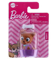 mattel barbie mini piesek w koszyku puppy