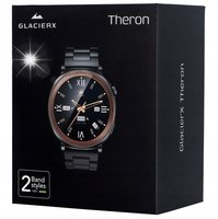 Smartwatch ZEGAREK Rozmowy GlacierX Theron 2 x pasek magnetyczny + metalowy