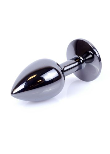 plug jewellery dark silver plug  clear na Arena.pl