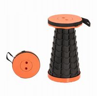 STOŁEK TELESKOPOWY TURYSTYCZNY KRZESŁO WĘDKARSKIE SKŁADANE PRZENOŚNE