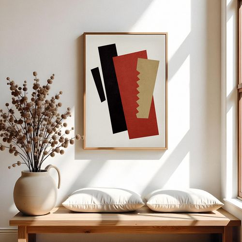 Plakat cyfrowy do wydruku kompozycja geometryczna na Arena.pl