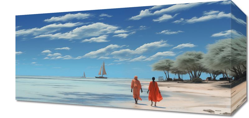 Obraz 40x20cm Spokój w Piaskach zdjęcie 1