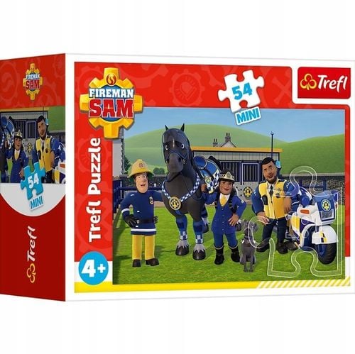 Puzzle 54 Mini Strażak Sam W Gotowości 54205 na Arena.pl