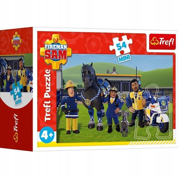 Puzzle 54 Mini Strażak Sam W Gotowości 54205 zdjęcie 1