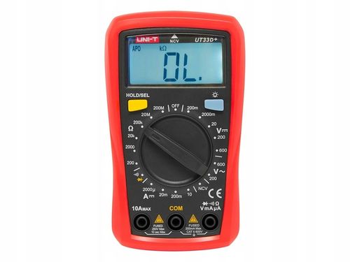 MULTIMETR MIERNIK PRĄDU NAPIĘCIA AC ZESTAW UNI-T UT33D+ na Arena.pl