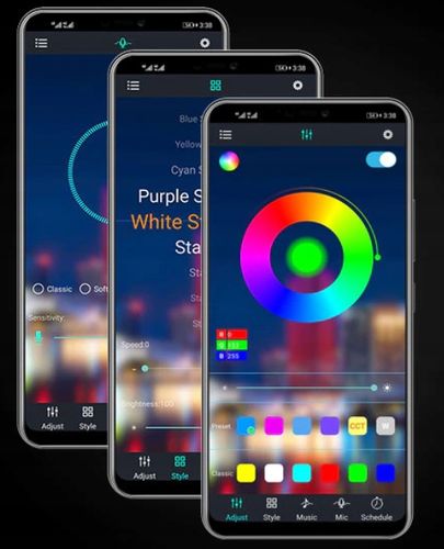 Taśma LED 6M RGB 5050 Bluetooth APLIKACJA MOBILNA Pilot Czujnik Muzyki na Arena.pl