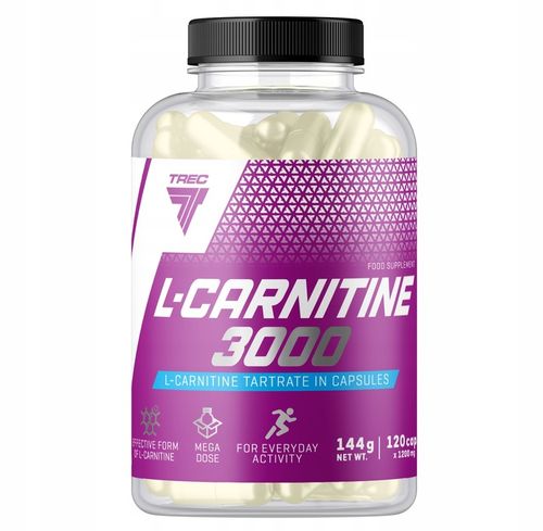TREC NUTRITION L-CARNITINE 3000 - WIELOZADANIOWE KAPSUŁKI, REDUKCJA TKANKI na Arena.pl