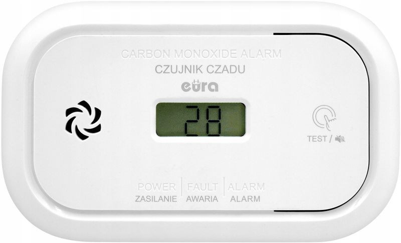 Czujnik czadu Eura-Tech EURA CD-71A2v6300/B LCD zdjęcie 1