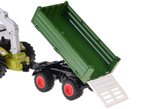 TRAKTOR Z PILOTEM  I PRZYCZEPĄ DO BALI DREWNA STEROWANY na Arena.pl