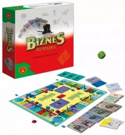 Biznes po polsku Ekonomiczna gra planszowa dla dzieci i dorosłych Alexander na Arena.pl