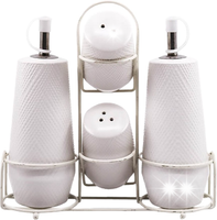 Ceramiczny zestaw do przypraw 5-ele MAESTRO WHITE MR-20002-04S