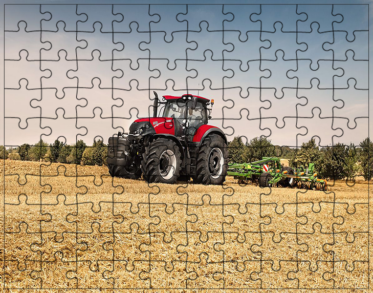 Puzzle Traktor Ciągnik zdjęcie 1