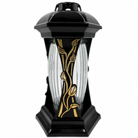 Znicz kapliczka GLAMOUR Lampion Luna R3 złoty 31cm