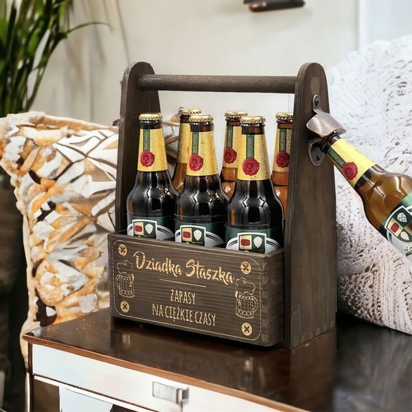 NOSIDŁO NA PIWO +OTWIERACZ PREZENT CHŁOPAKA FACETA zdjęcie 9