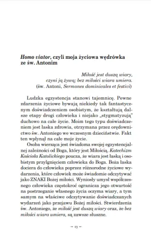 Cuda i znaki obecności św. Antoniego na Arena.pl