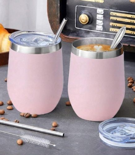 KUBEK TERMICZNY ZE SŁOMKĄ i POKRYWKĄ NA KOKTAJL WINO KAWĘ YERBA MATE 360ml na Arena.pl