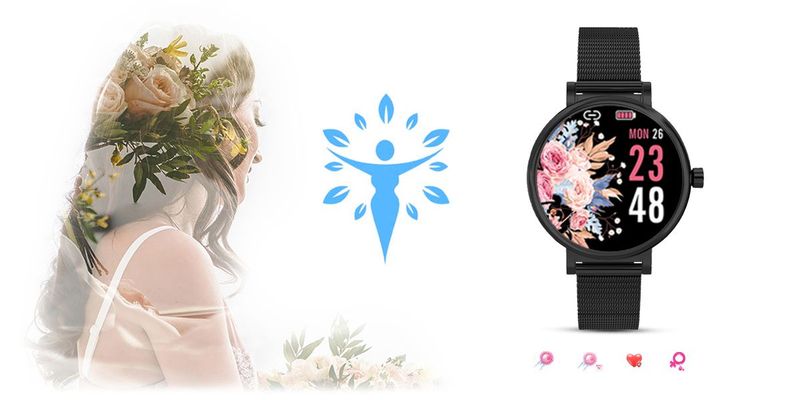 zegarek damski rubicon smartwatch rnbe64-3 black zdjęcie 11