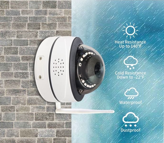 MONITORING KAMERA ZEWNĘTRZNA IP WiFi 5Mpx HD TUYA Idomtuya zdjęcie 6