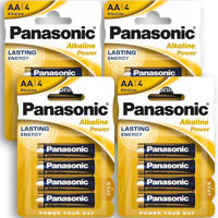 Baterie Alkaliczne PANASONIC LR6 Paluszki Bateria R6 Blister x4